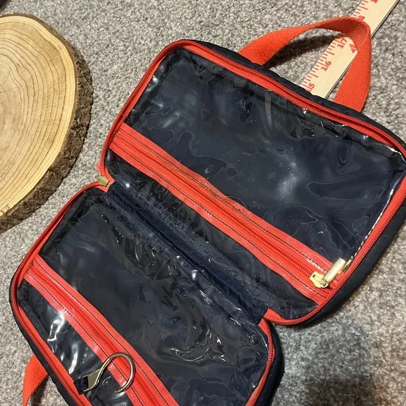 Tory Burch Multicolor Striped Toiletry Bag - Picture 10 of 10